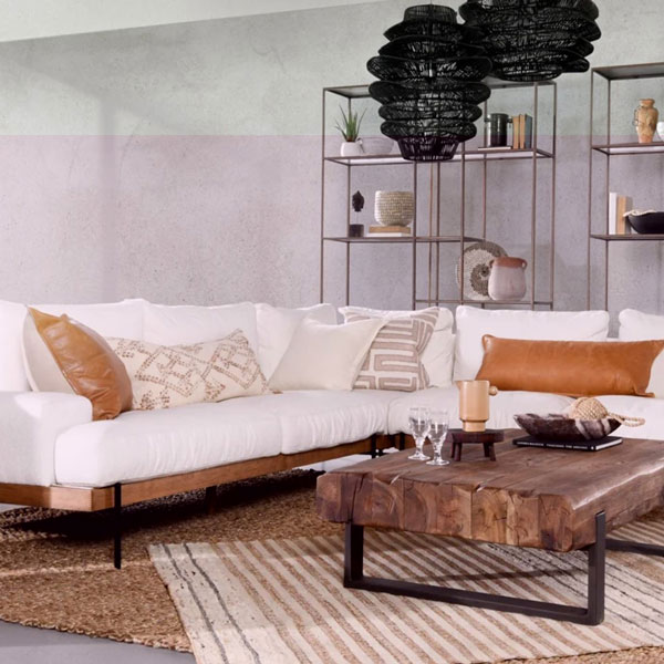 living room with sofa
